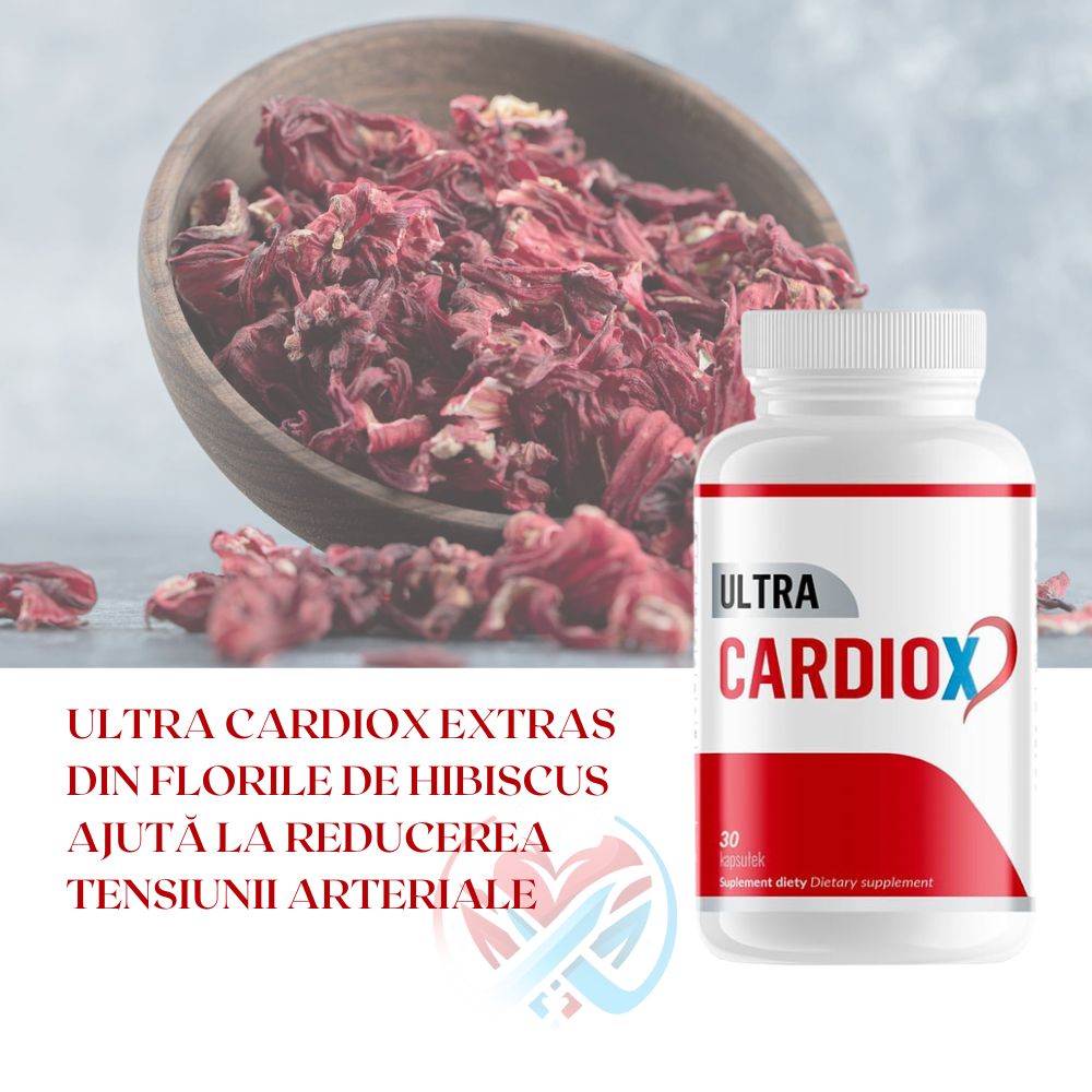 Ultra CardioX conține extract din flori de hibiscus